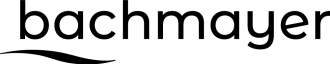 Das Logo der Bachmayer GmbH in Schwarz vor neutralem Hintergrund.